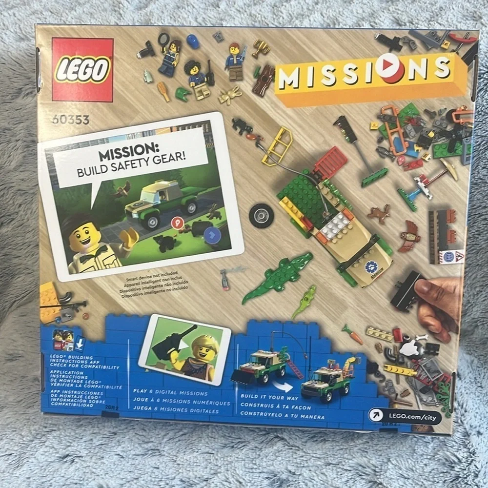 Lego City Missions Wild Animal Rescue Interactive Set 60353